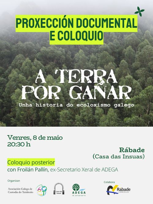 Proxección "A terra por gañar" 