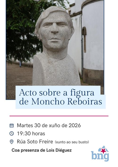 Acto de reivindicación da figura de Moncho Reboiras